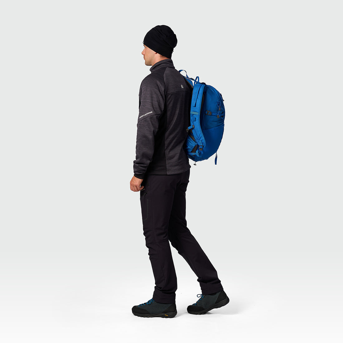 MI-3941OR men's melange trekking sweater RIGOBERT