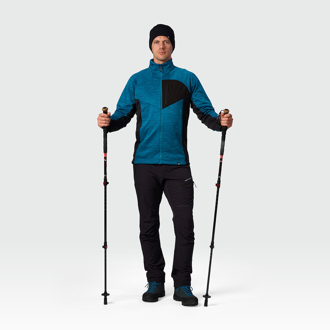 MI-3941OR men's melange trekking sweater RIGOBERT
