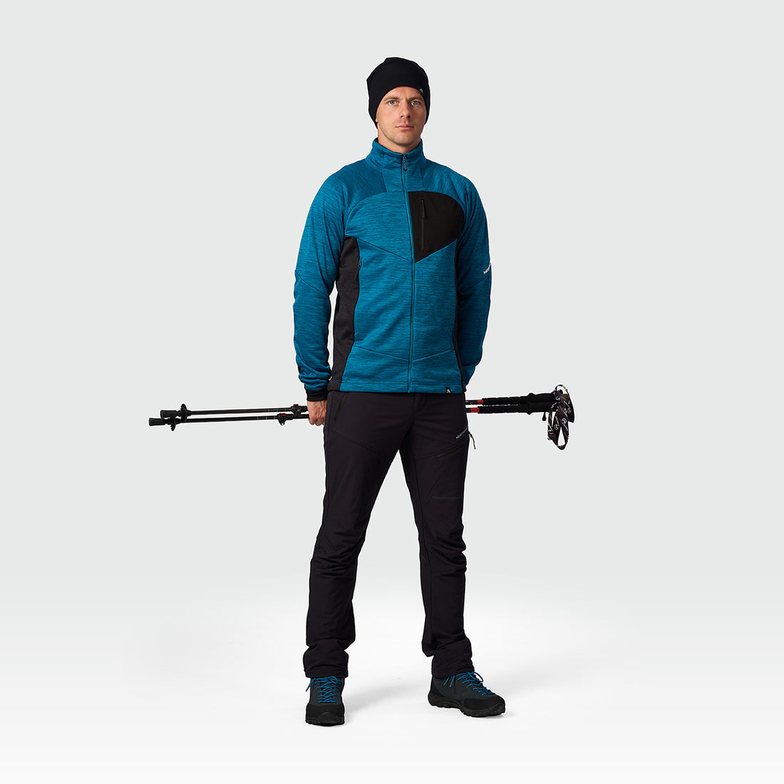 MI-3941OR men's melange trekking sweater RIGOBERT
