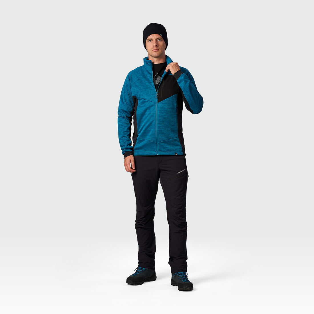 MI-3941OR men's melange trekking sweater RIGOBERT