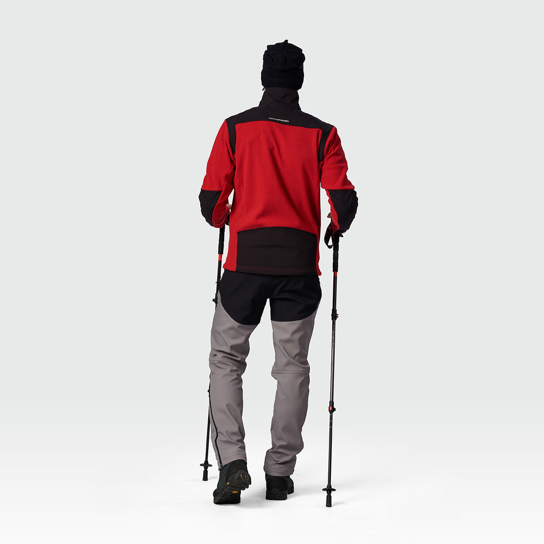 MI-3943OR men's trekking technical sweater with reinforcement TIAN