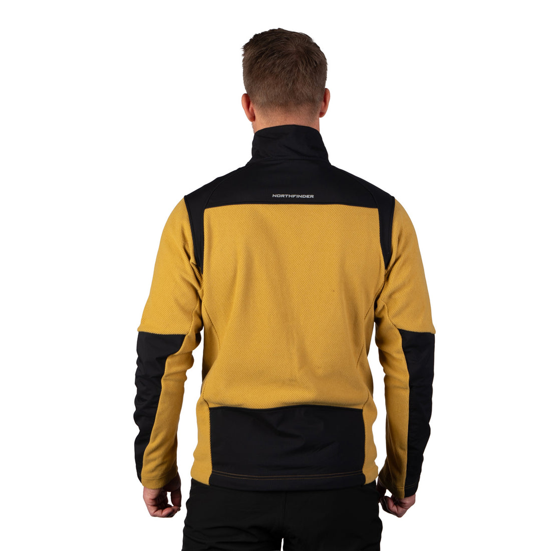 MI-3943OR men's trekking technical sweater with reinforcement TIAN