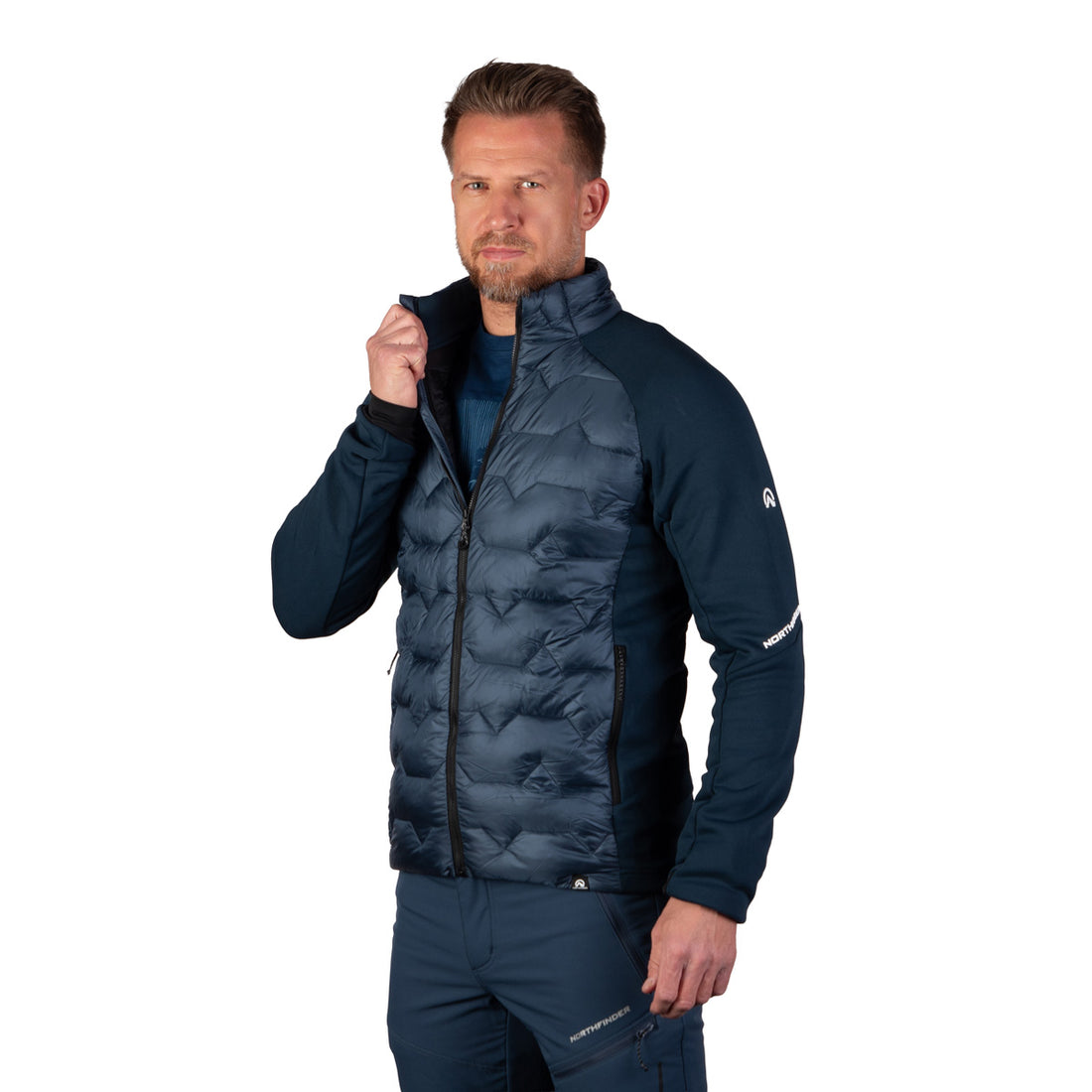 MI-3945OR men's hybrid active sweater ZACARI
