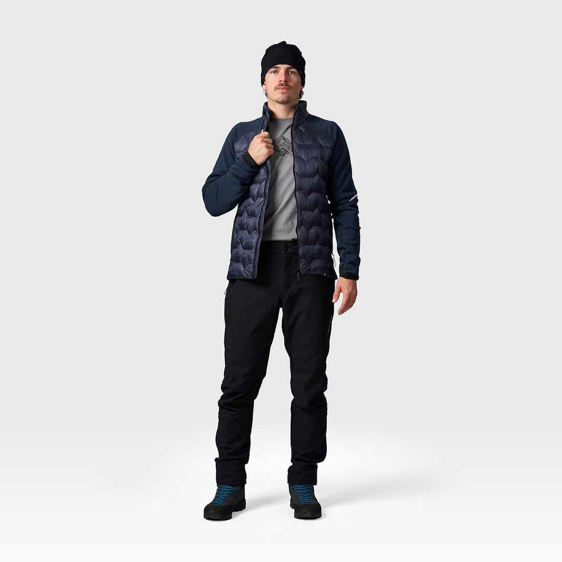 MI-3945OR men's hybrid active sweater ZACARI
