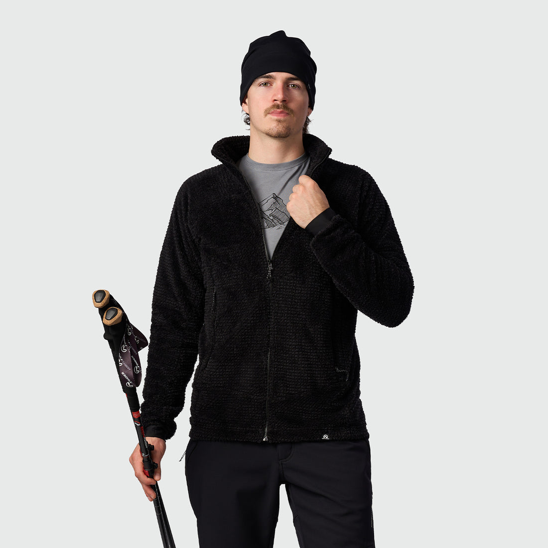 MI-3948OR men's fleece active sweater VALENT