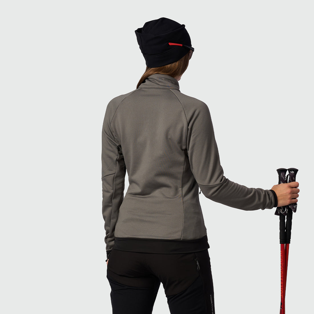 MI-46271SKP women's ski-touring sweater grid active sport full zip ZMRZLA1