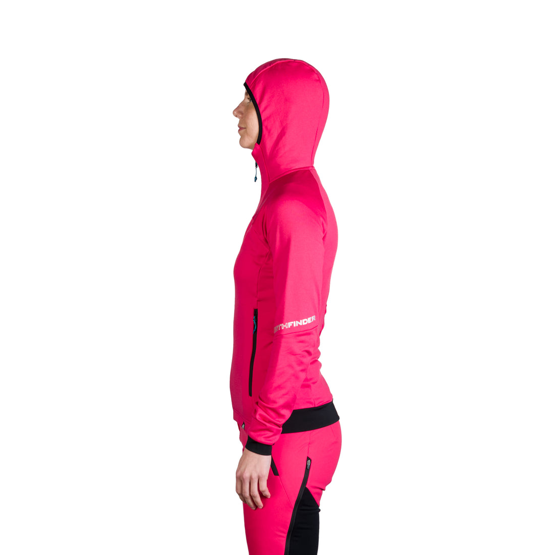 MI-4627SKP women's ski-touring sweater grid active sport full zip ZMRZLA
