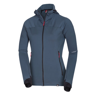MI-4627SKP women's ski-touring sweater grid active sport full zip ZMRZLA