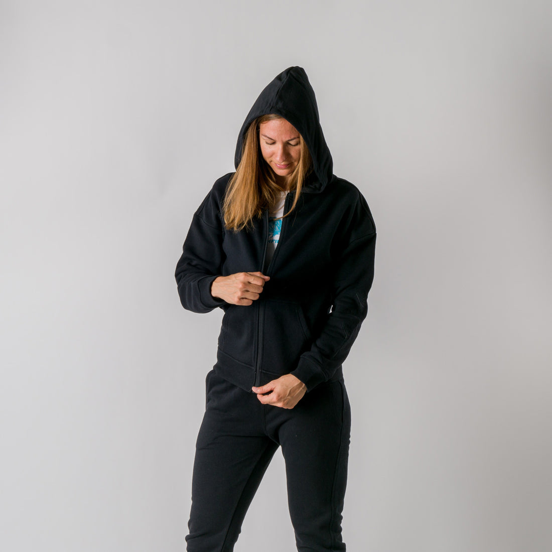 MI-4706SP women's active sweatshirt full zip BODA