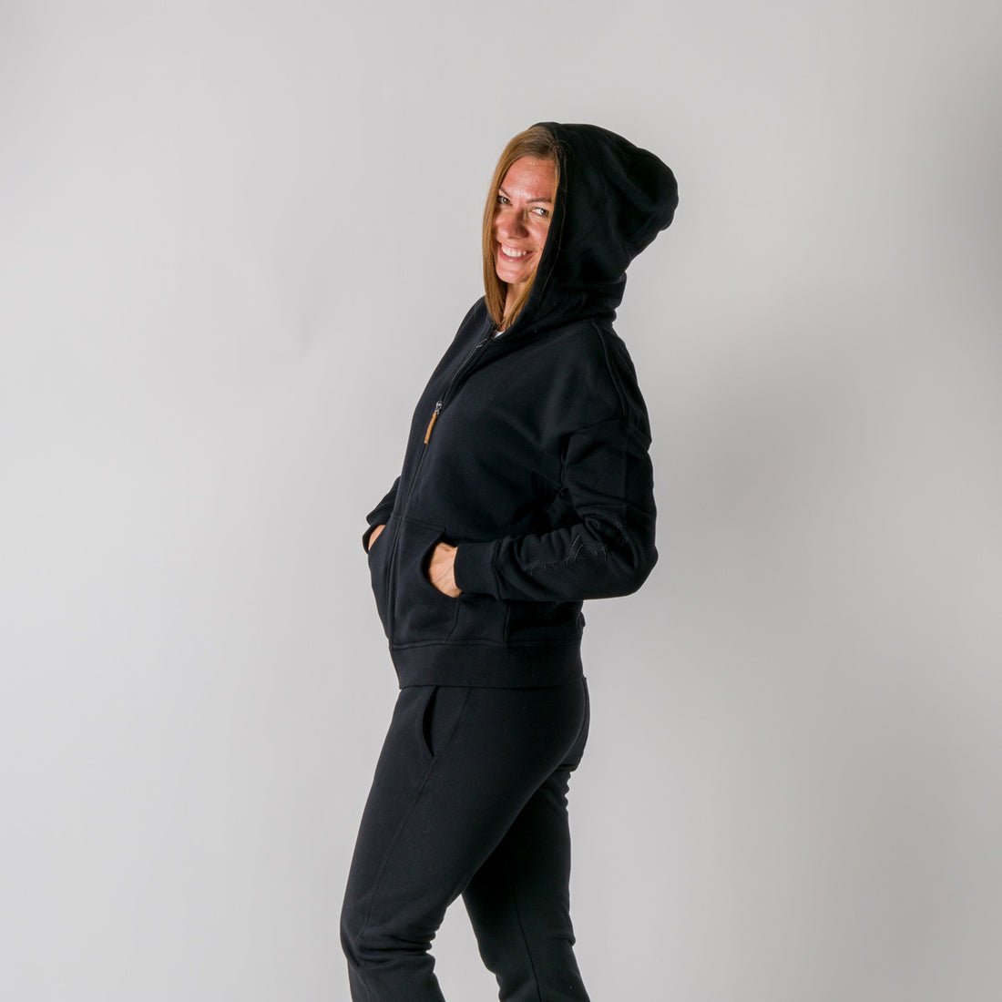MI-4706SP women's active sweatshirt full zip BODA