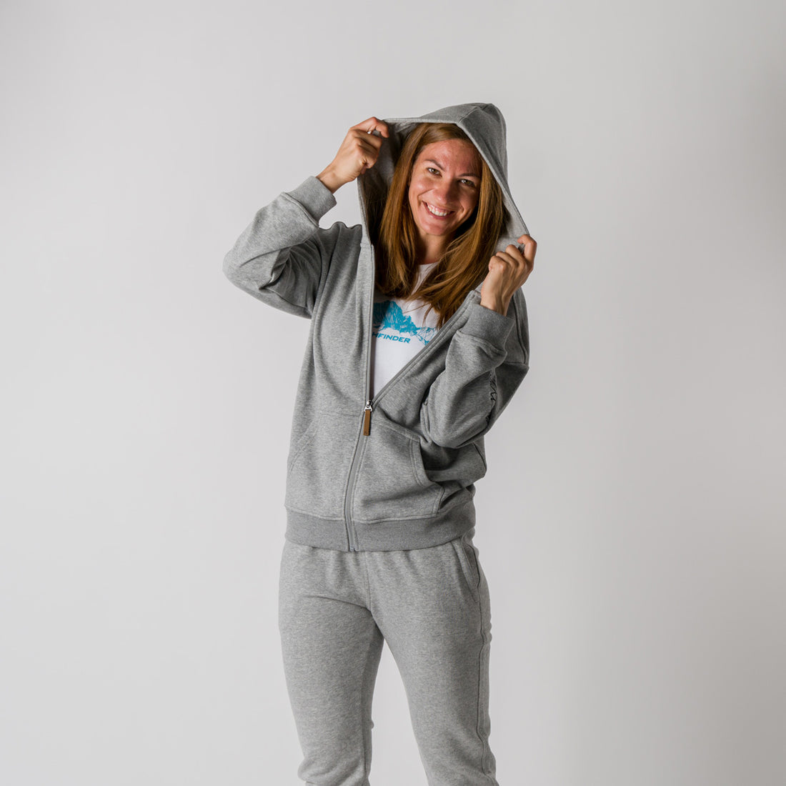 MI-4706SP women's active sweatshirt full zip BODA