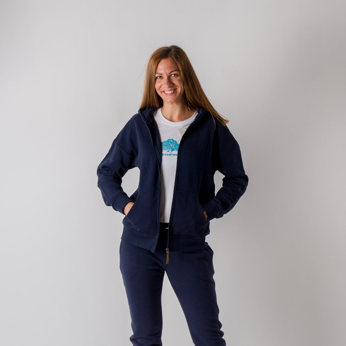 MI-4706SP women's active sweatshirt full zip BODA