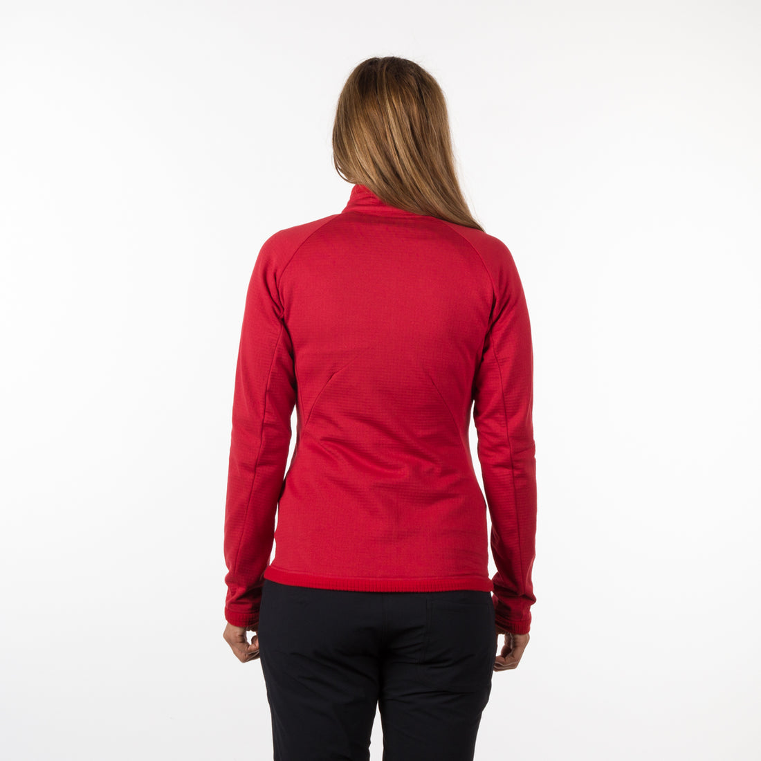 MI-4722OR women's grid fleece sweatshirt outdoor look MARYAM
