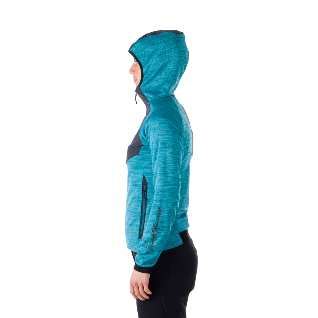 MI-4770OR women's melange outdoor active hoodie sweater ADDILYN