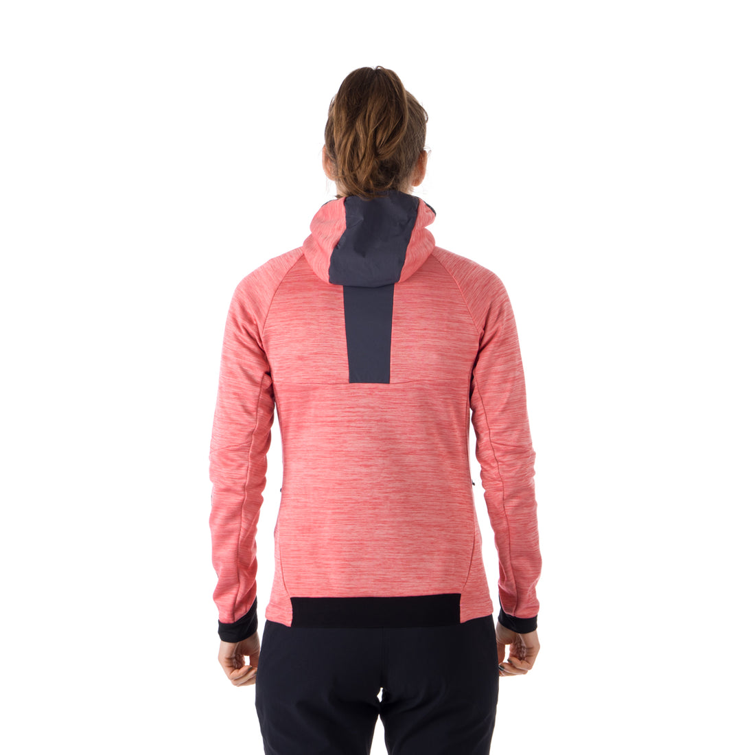 MI-4770OR women's melange outdoor active hoodie sweater ADDILYN