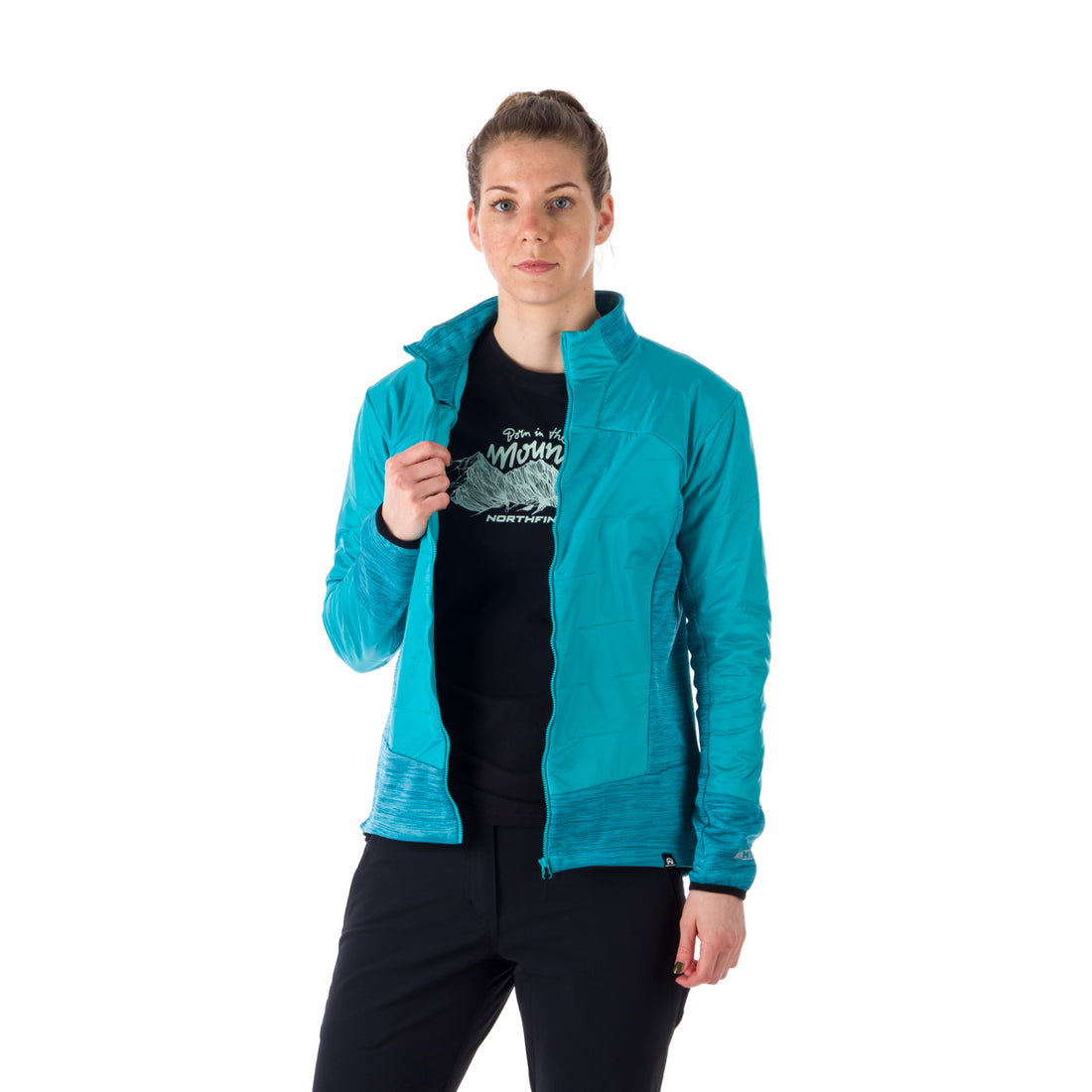 MI-4771OR women's hybrid windproof outdoor sweater ADDISYN