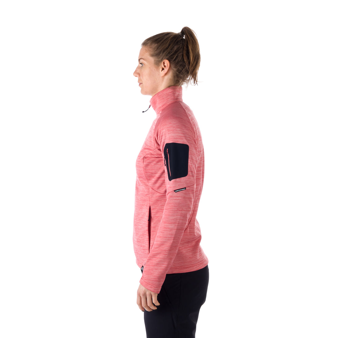 MI-4774OR women's melange active comfort sweater BERTHA