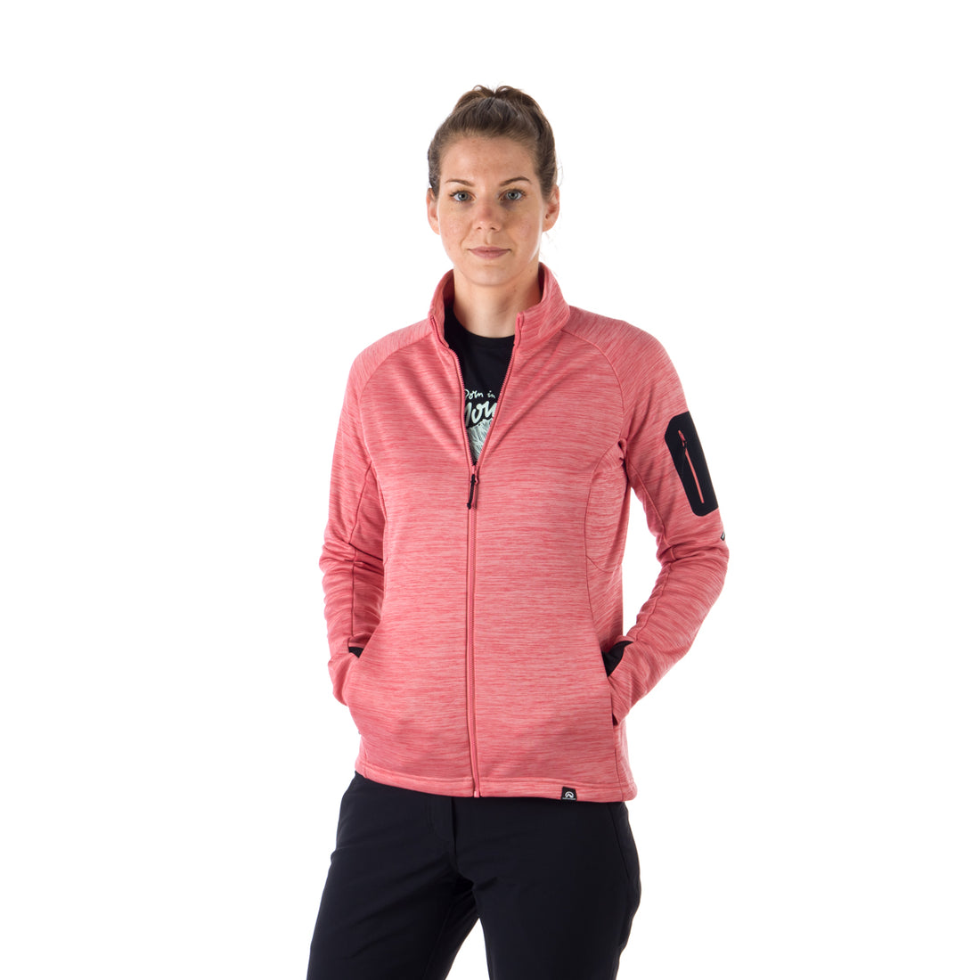 MI-4774OR women's melange active comfort sweater BERTHA