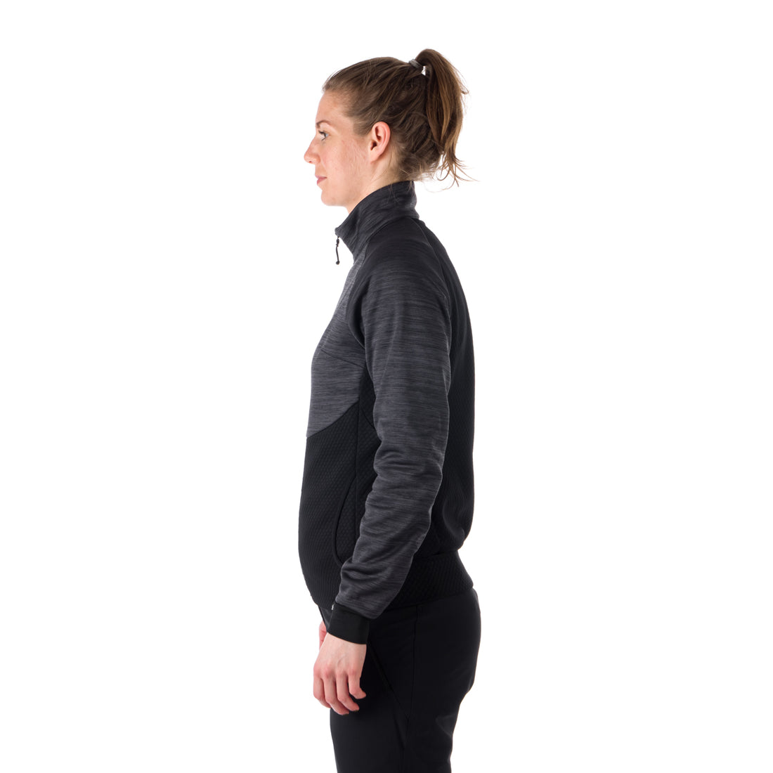 MI-4775OR women's outdoor melange active hoodie sweater BESS