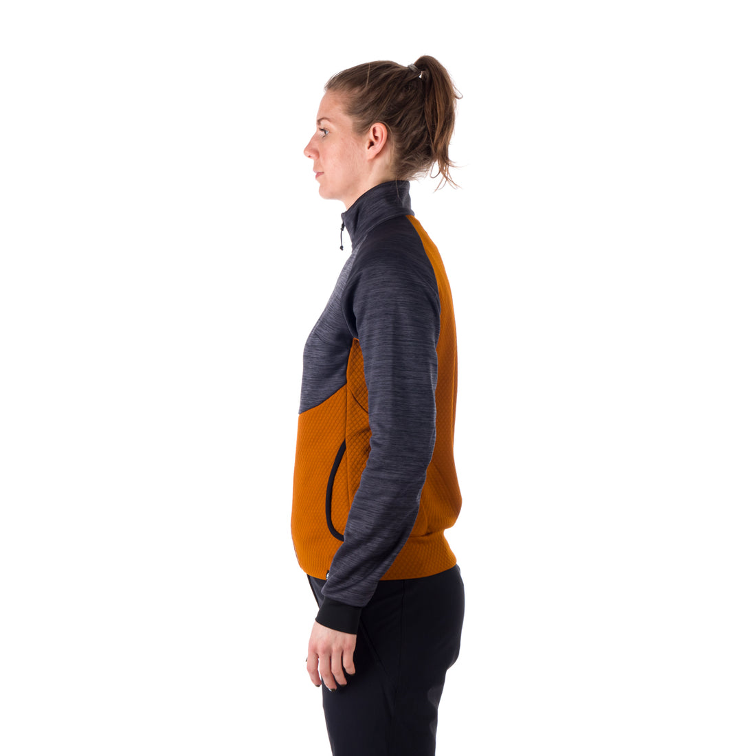 MI-4775OR women's outdoor melange active hoodie sweater BESS