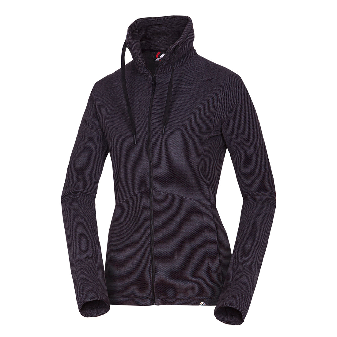 MI-4776OR women's outdoor fleece sweater melange style BETHANY