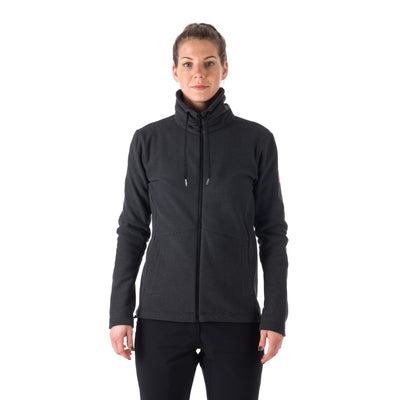MI-4776OR women's outdoor fleece sweater melange style BETHANY