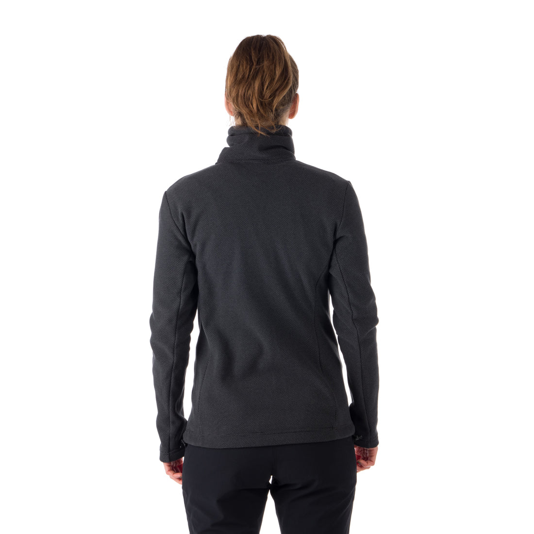MI-4776OR women's outdoor fleece sweater melange style BETHANY