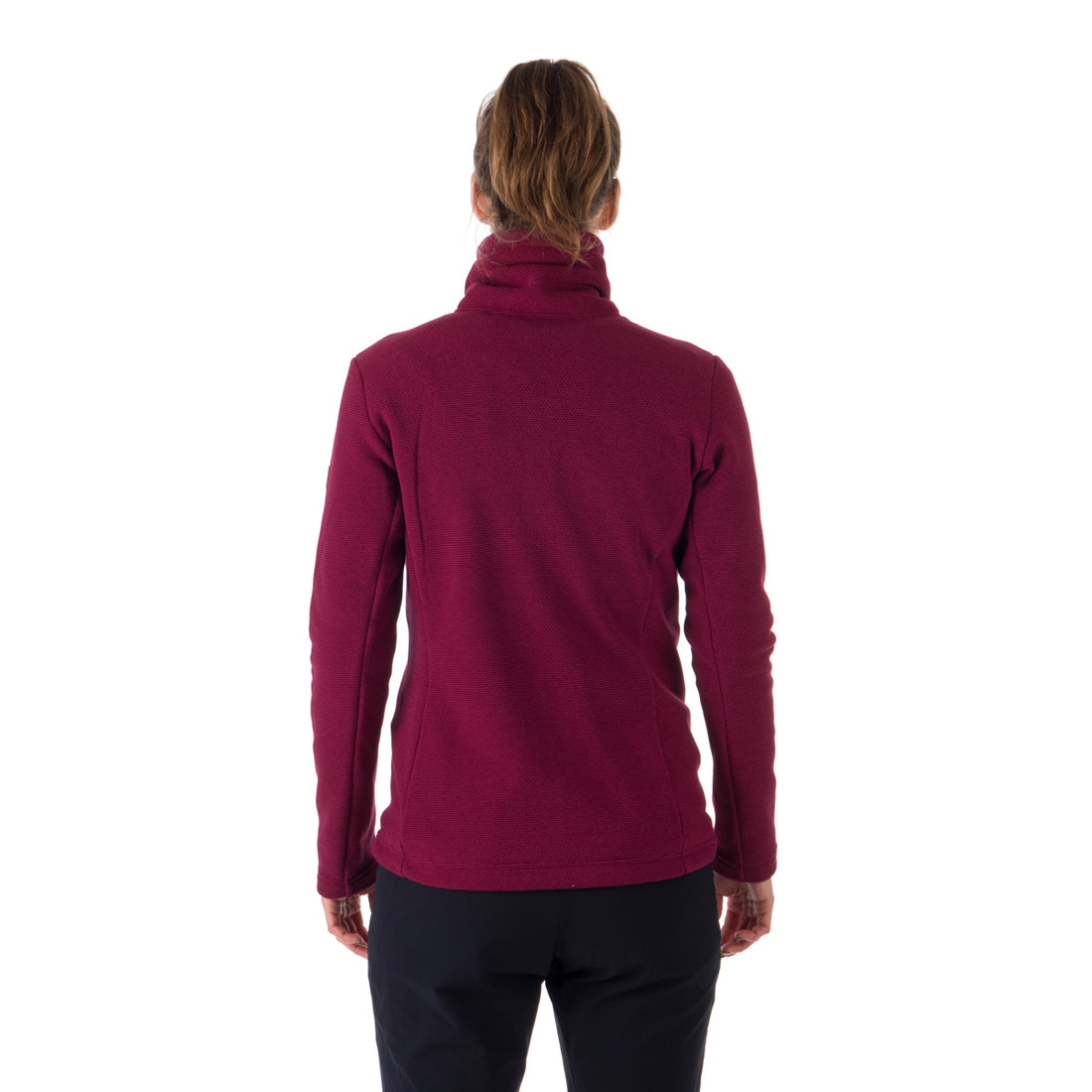 MI-4776OR women's outdoor fleece sweater melange style BETHANY