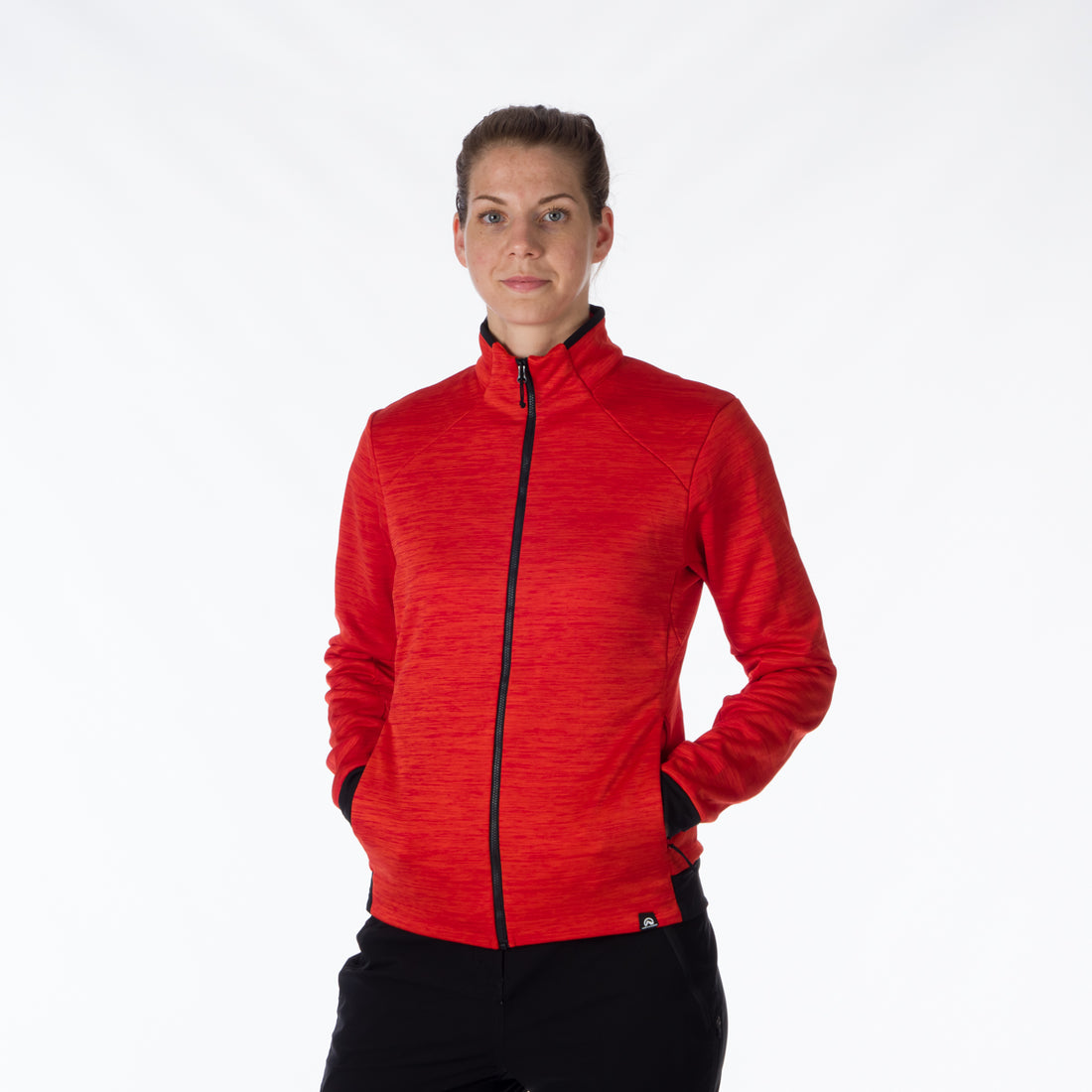 MI-4790OR women's mountain outdoor fit melange fleece sweater KAITLIN