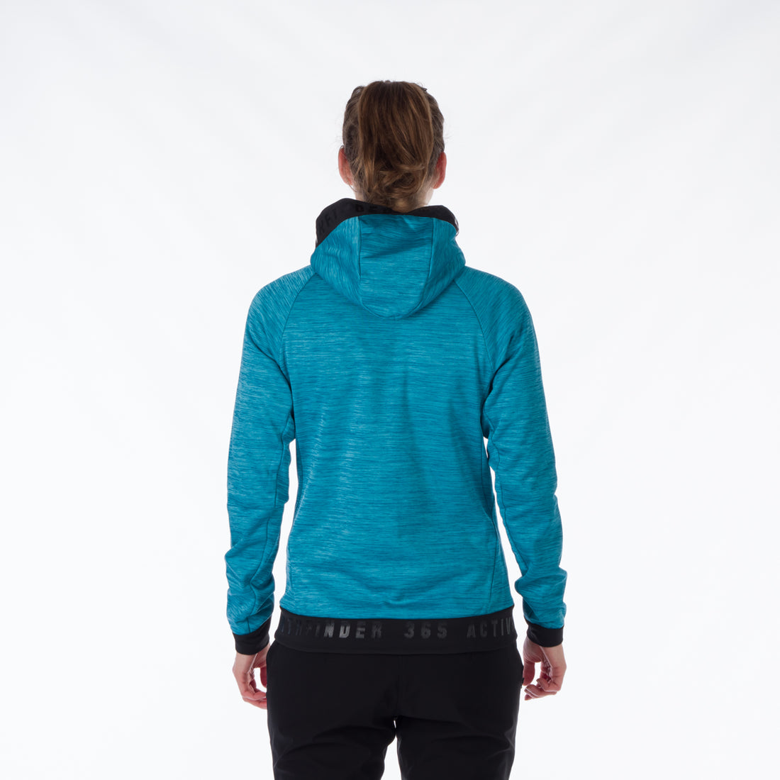 MI-4794OR women's melange hoody active sweater FELICIA