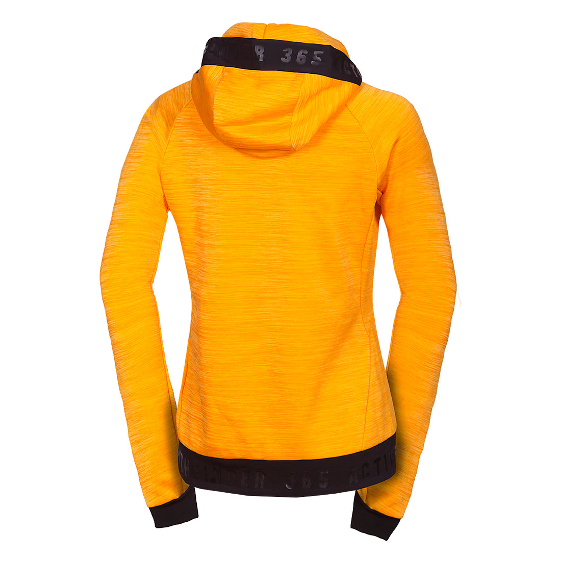 MI-4794OR women's melange hoody active sweater FELICIA