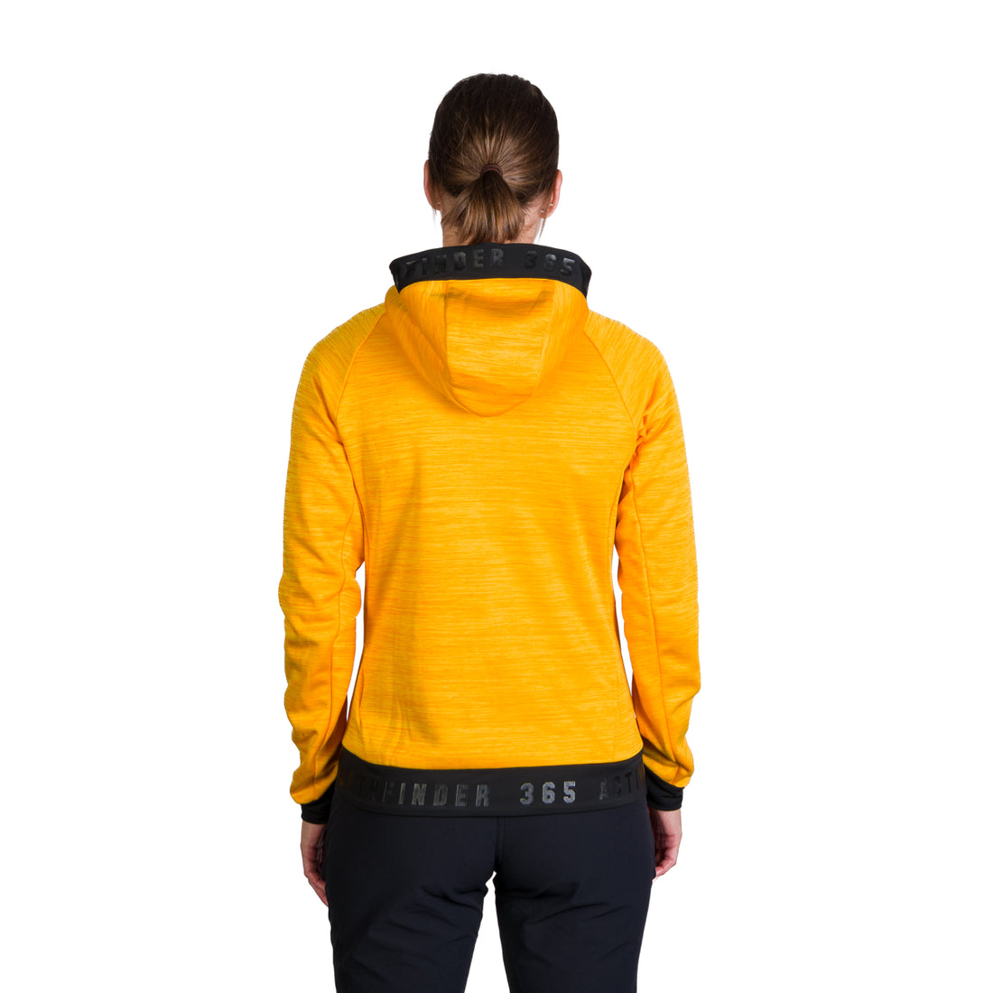 MI-4794OR women's melange hoody active sweater FELICIA