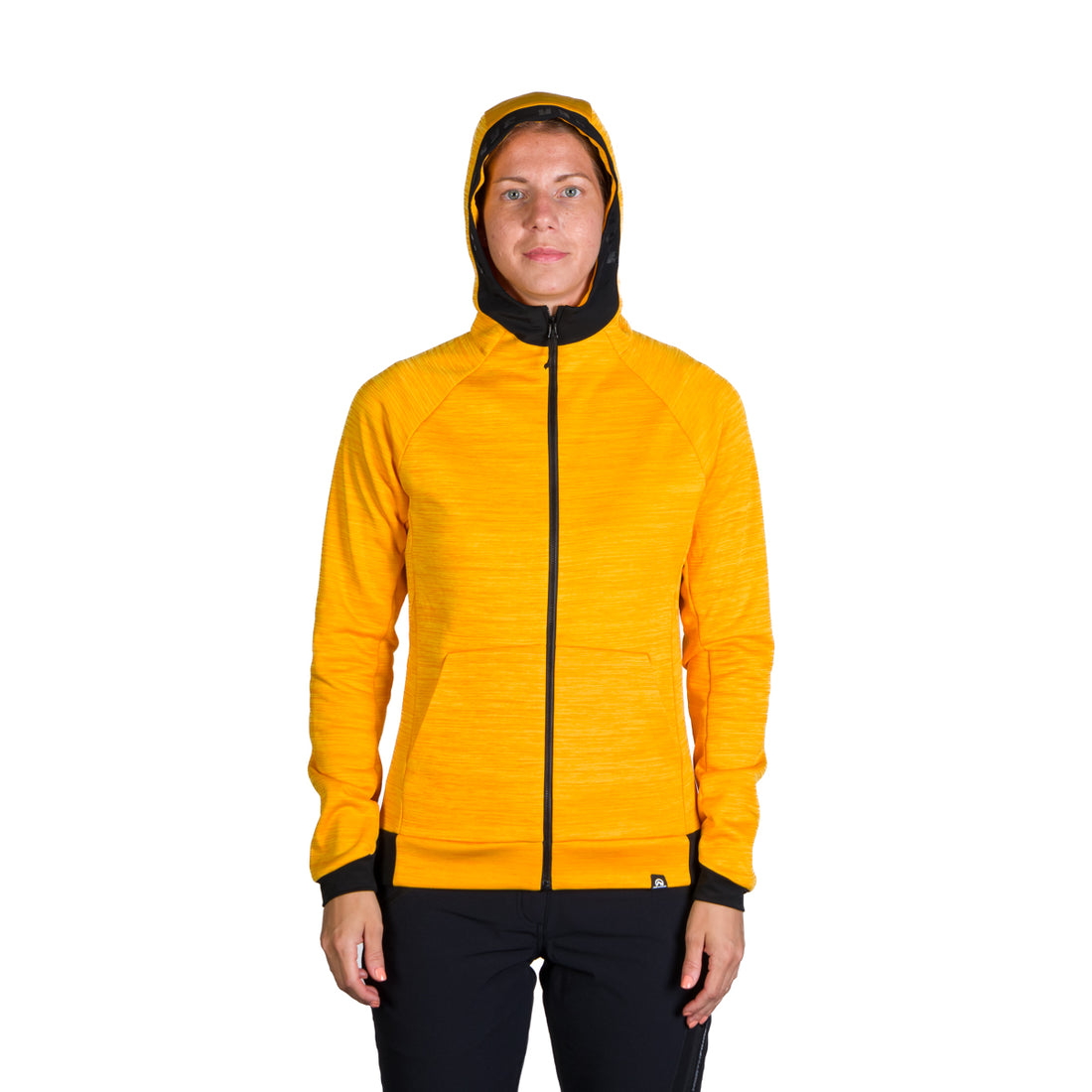 MI-4794OR women's melange hoody active sweater FELICIA