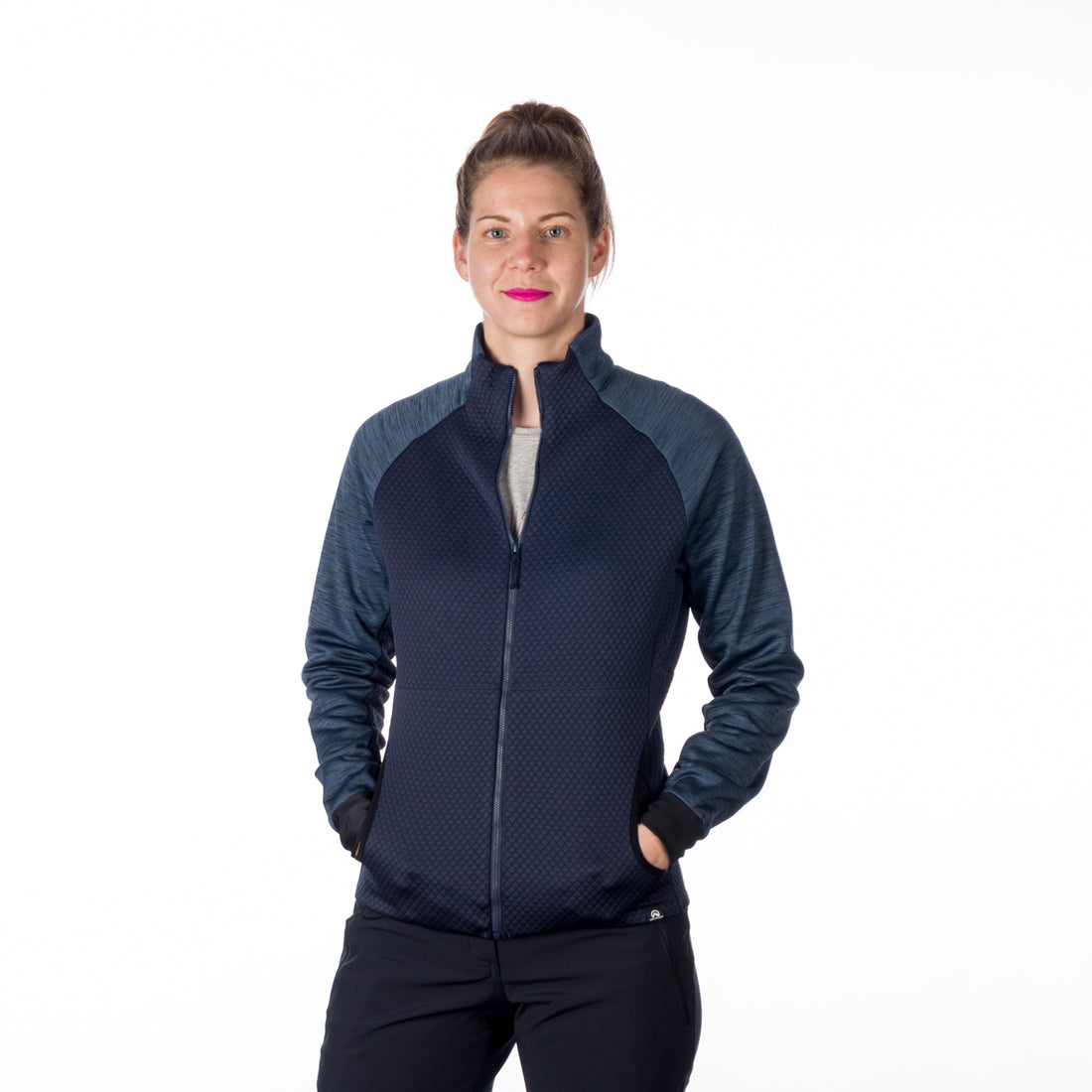 MI-4814OR women's outdoor melange active hoodie sweater LORRAINE