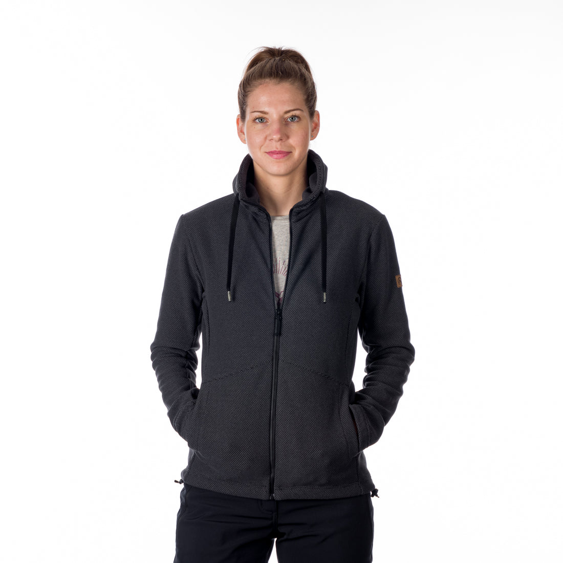 MI-4815OR women's outdoor fleece sweater melange style WINIFRED