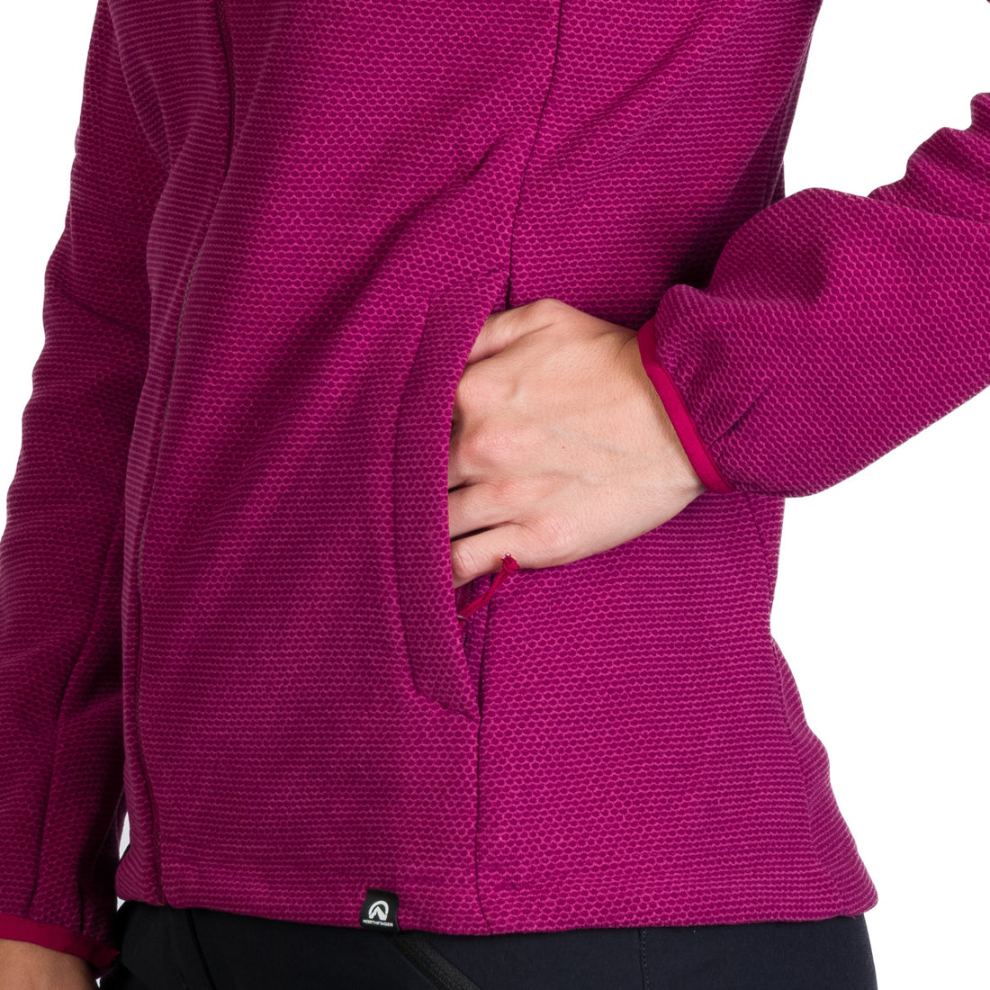 MI-4824OR Women's warm fleece sweatshirt CEVEDALE