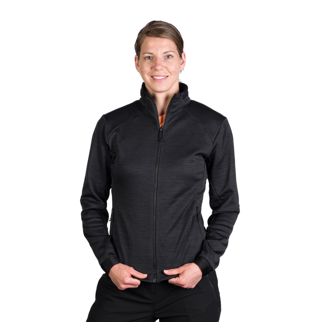 MI-4826OR women's mountain outdoor fit melange fleece sweater CONNIE