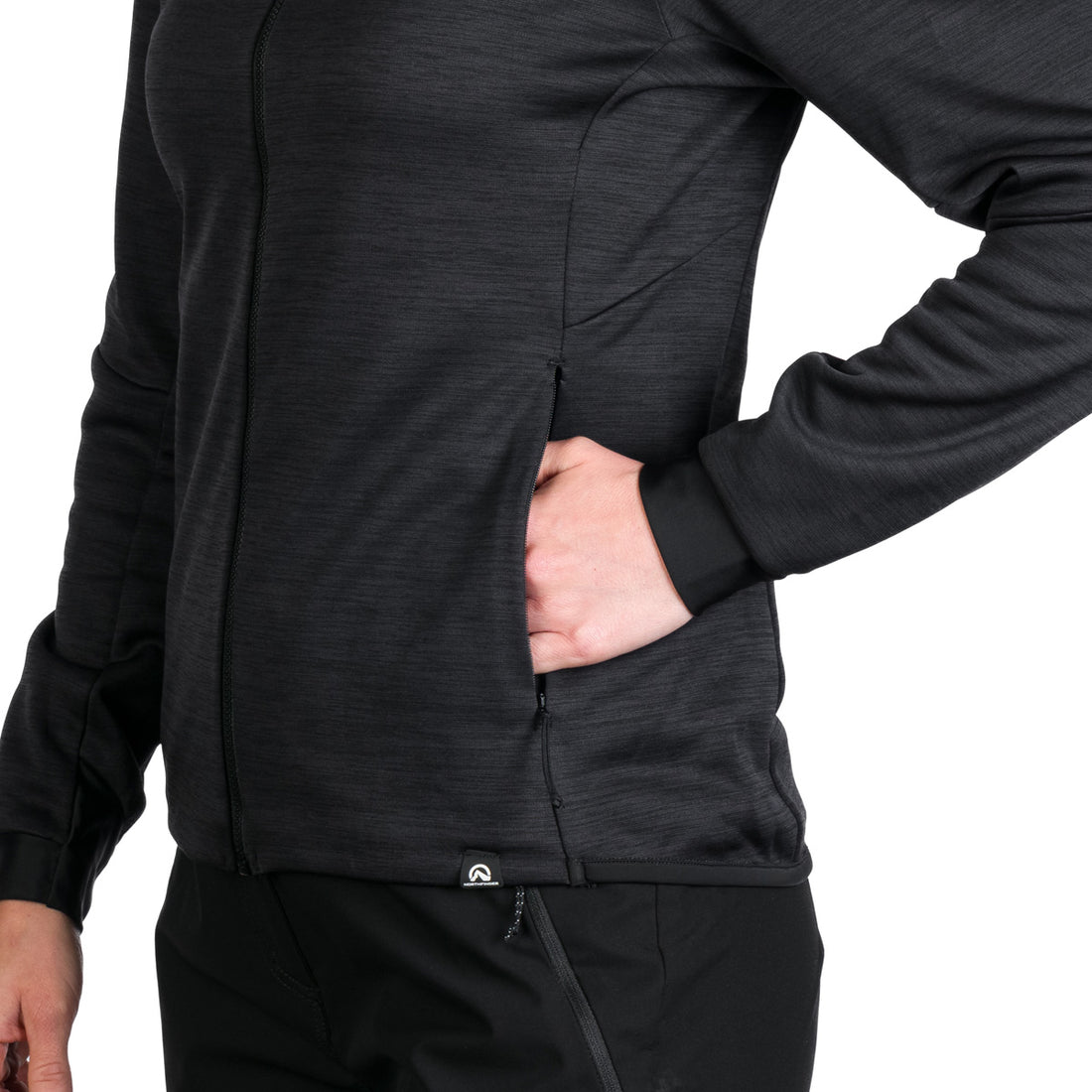 MI-4826OR women's mountain outdoor fit melange fleece sweater CONNIE