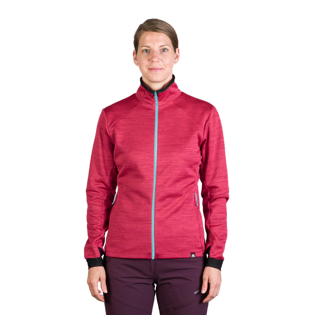 MI-4826OR women's mountain outdoor fit melange fleece sweater CONNIE