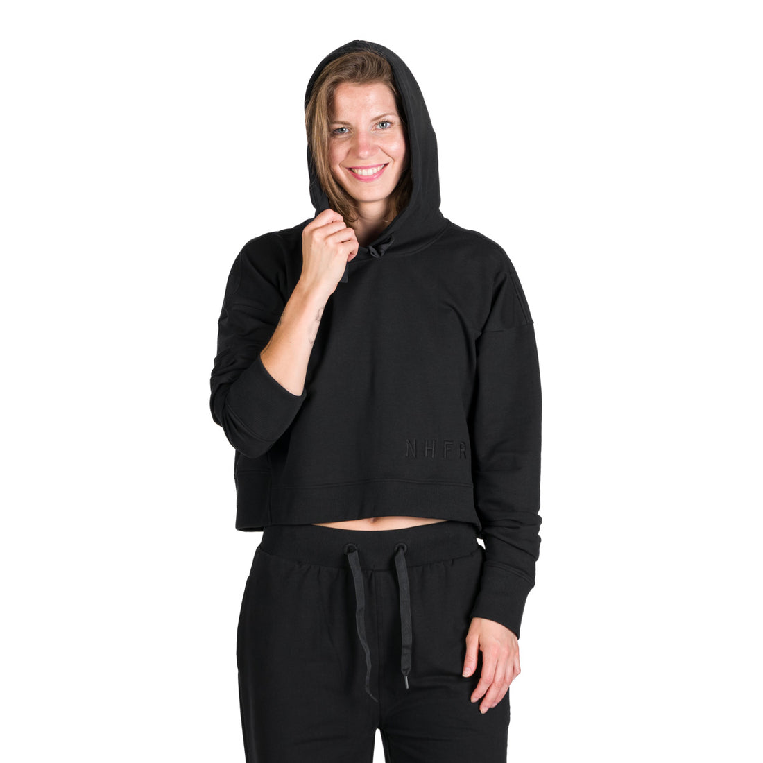 MI-4834SP women's oversized cropped hoodie sweatshirt  PATTI