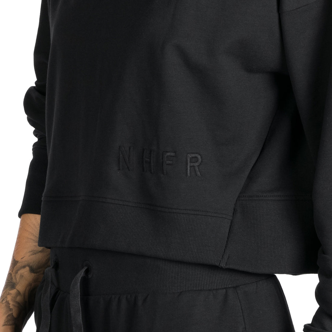 MI-4834SP women's oversized cropped hoodie sweatshirt  PATTI