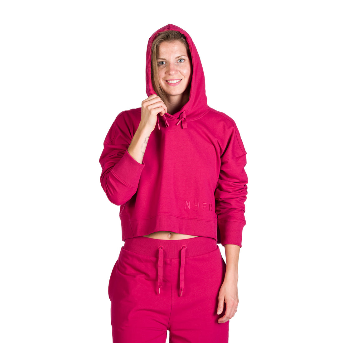 MI-4834SP women's oversized cropped hoodie sweatshirt  PATTI