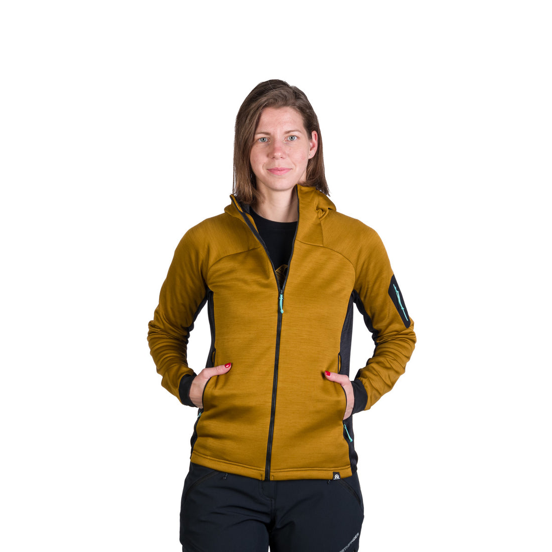 MI-4851OR women's melange outdoor active hoodie sweater JONI