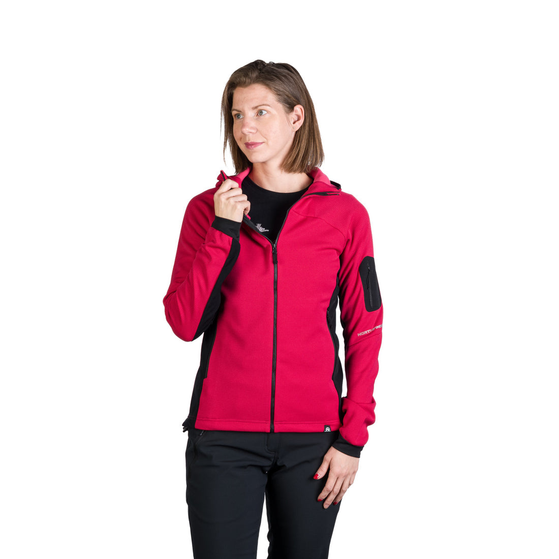 MI-4853OR women's outdoor active hoodie sweater DARLA