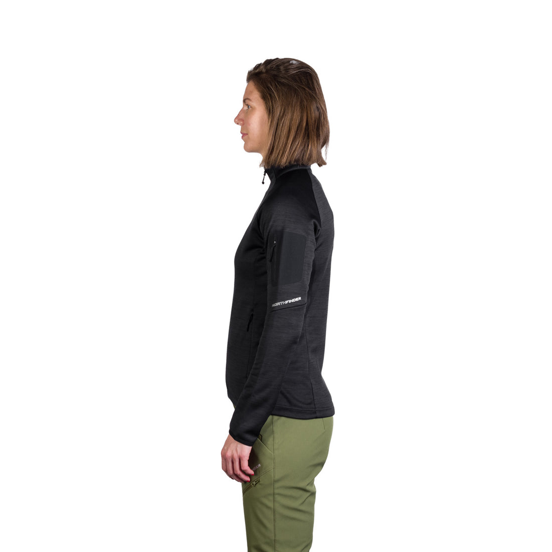 MI-4854OR women's melange active comfort sweater TAMARA