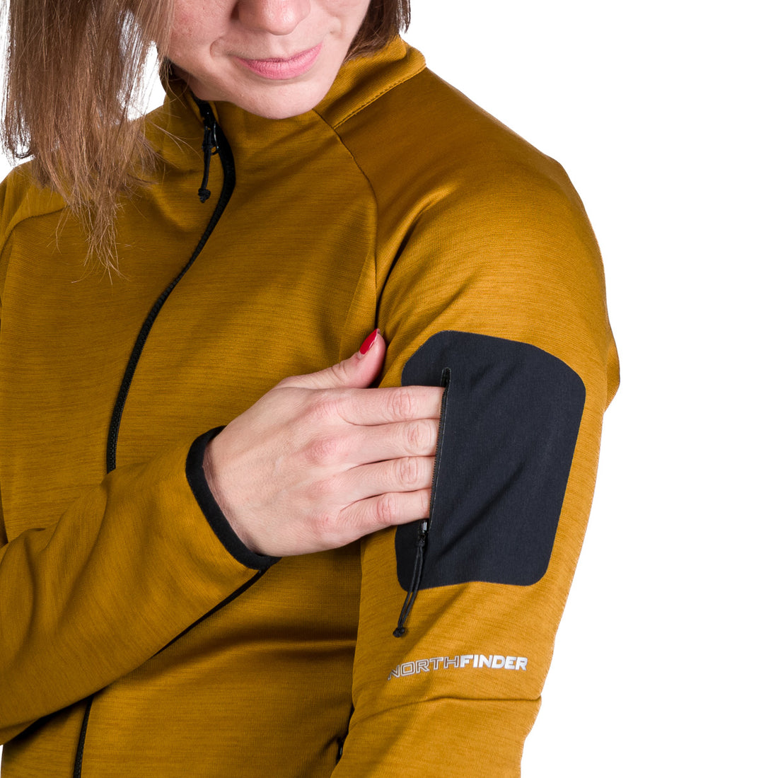 MI-4854OR women's melange active comfort sweater TAMARA