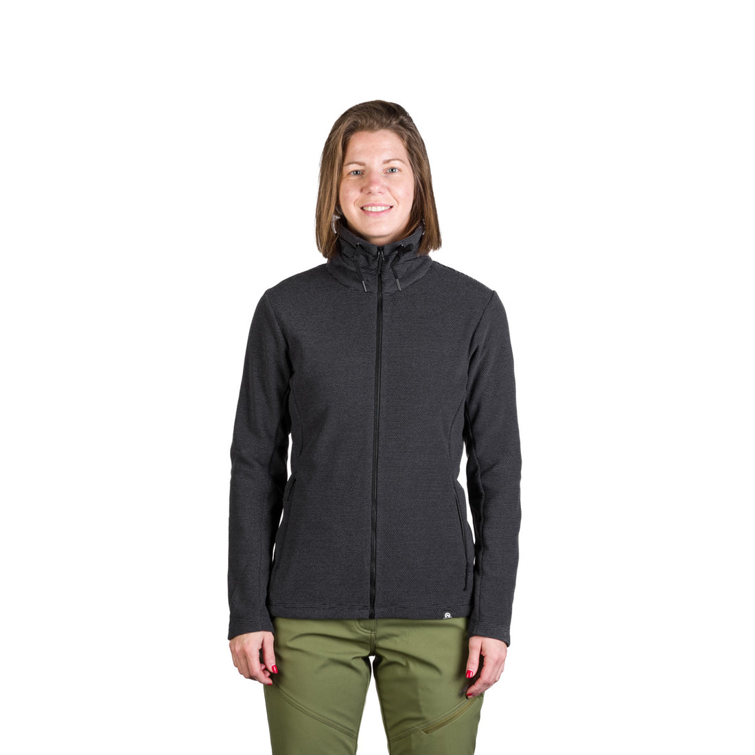 MI-4855OR women's outdoor fleece sweater melange style TAMMY