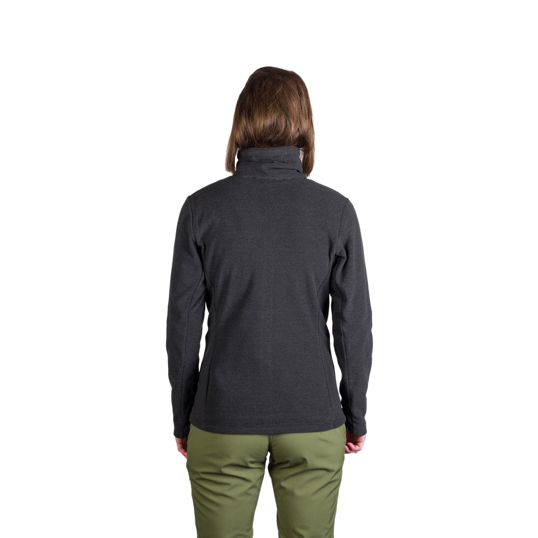 MI-4855OR women's outdoor fleece sweater melange style TAMMY