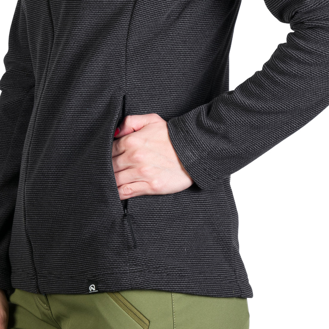 MI-4855OR women's outdoor fleece sweater melange style TAMMY