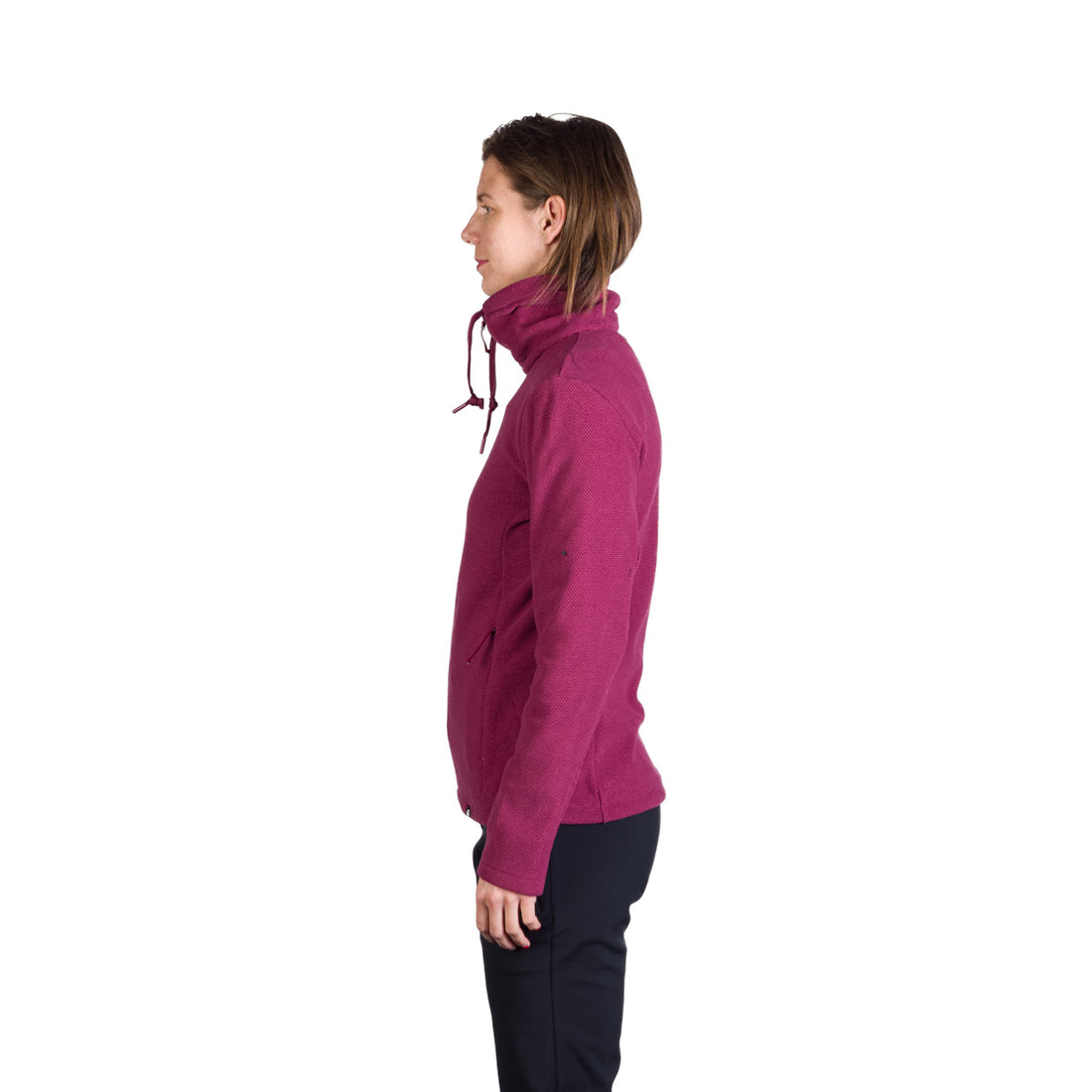 MI-4855OR women's outdoor fleece sweater melange style TAMMY